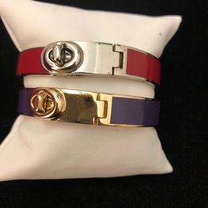 Coach bracelets- set of 2